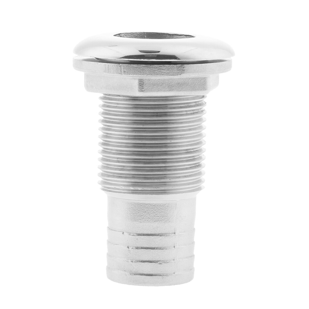 GROCO Stainless Steel Hose Barb Thru-Hull Fitting - 5/8