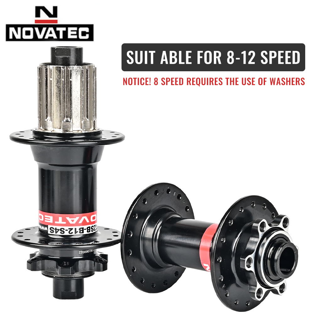 Mozzi MTB Novatec D442 D041 32H BOOST THRU 15/12MM mozzo ruota bicicletta 4 cuscinetti mozzo Mountain Bike per velocità SHIMANO 8/9/10/11/12