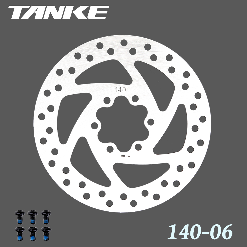 TANKE Bike Disc Brake 140 160 180 203 Rotors With Bolts Hydraulic Brake Road Mountain Bicycle MTB Oil Slick Rotor Bicycle Parts: green