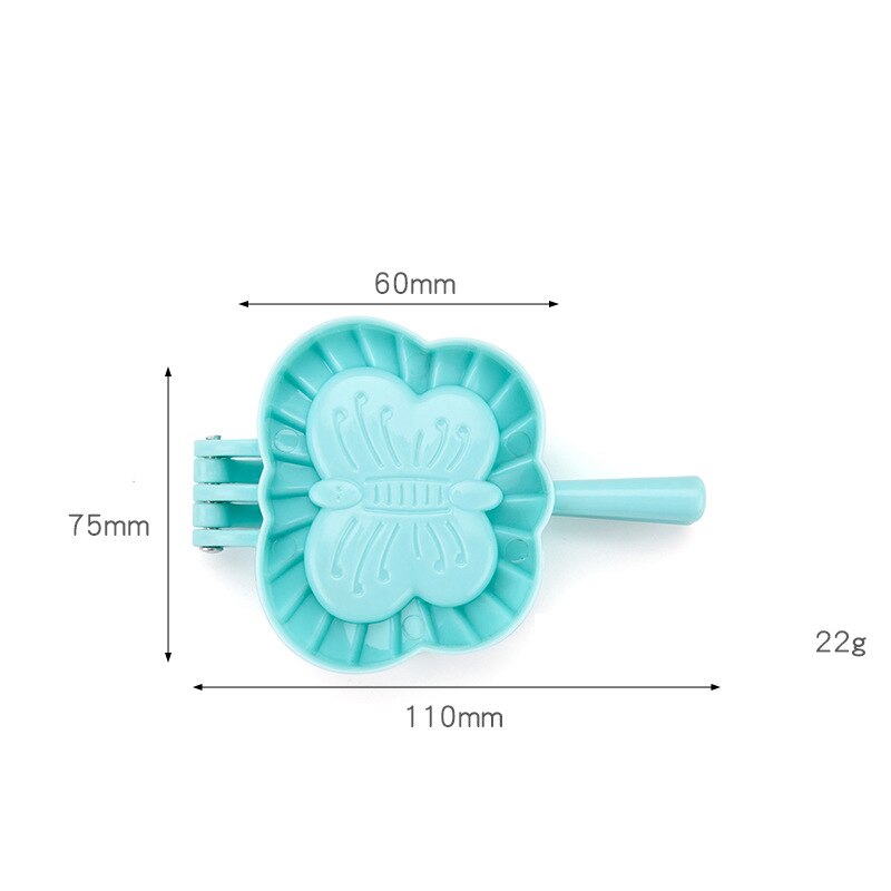 Portable Kitchen Dumplings Mold Heart Butterfly Flower Model Maker Tool DIY Dough Press Dumpling Pie Ravioli Baking Accessory: H03