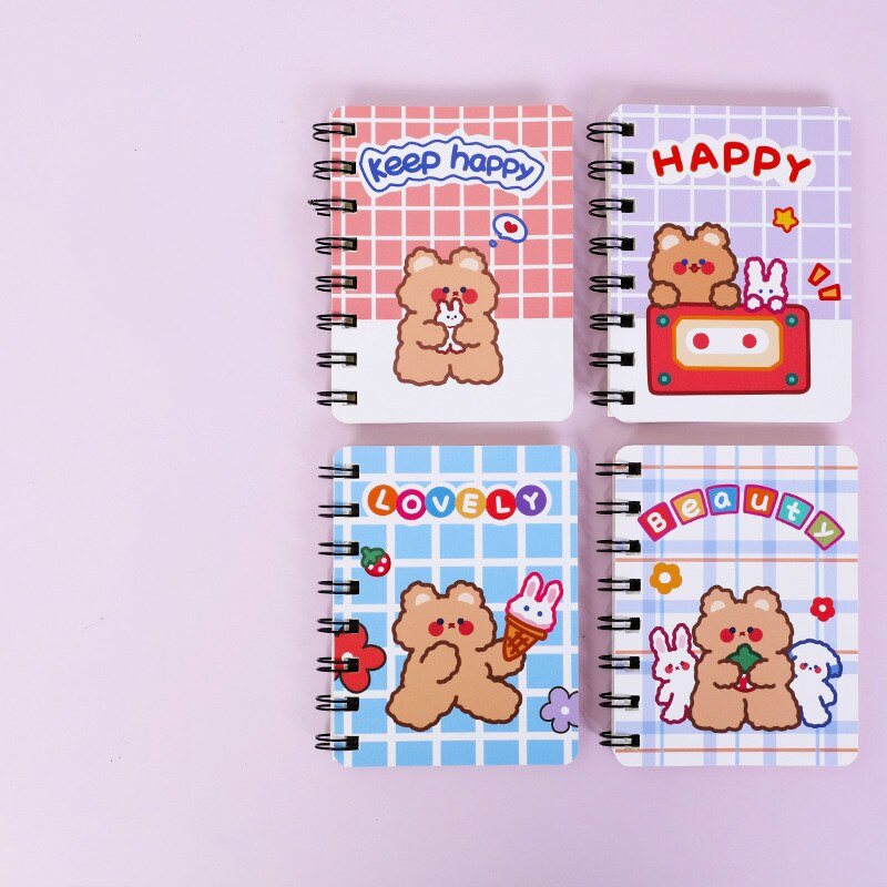 Kawaii 80 Sheet Mini Pocket Diary Notebooks Agenda To Do list Notepads Planner Stationery Random Cover: B