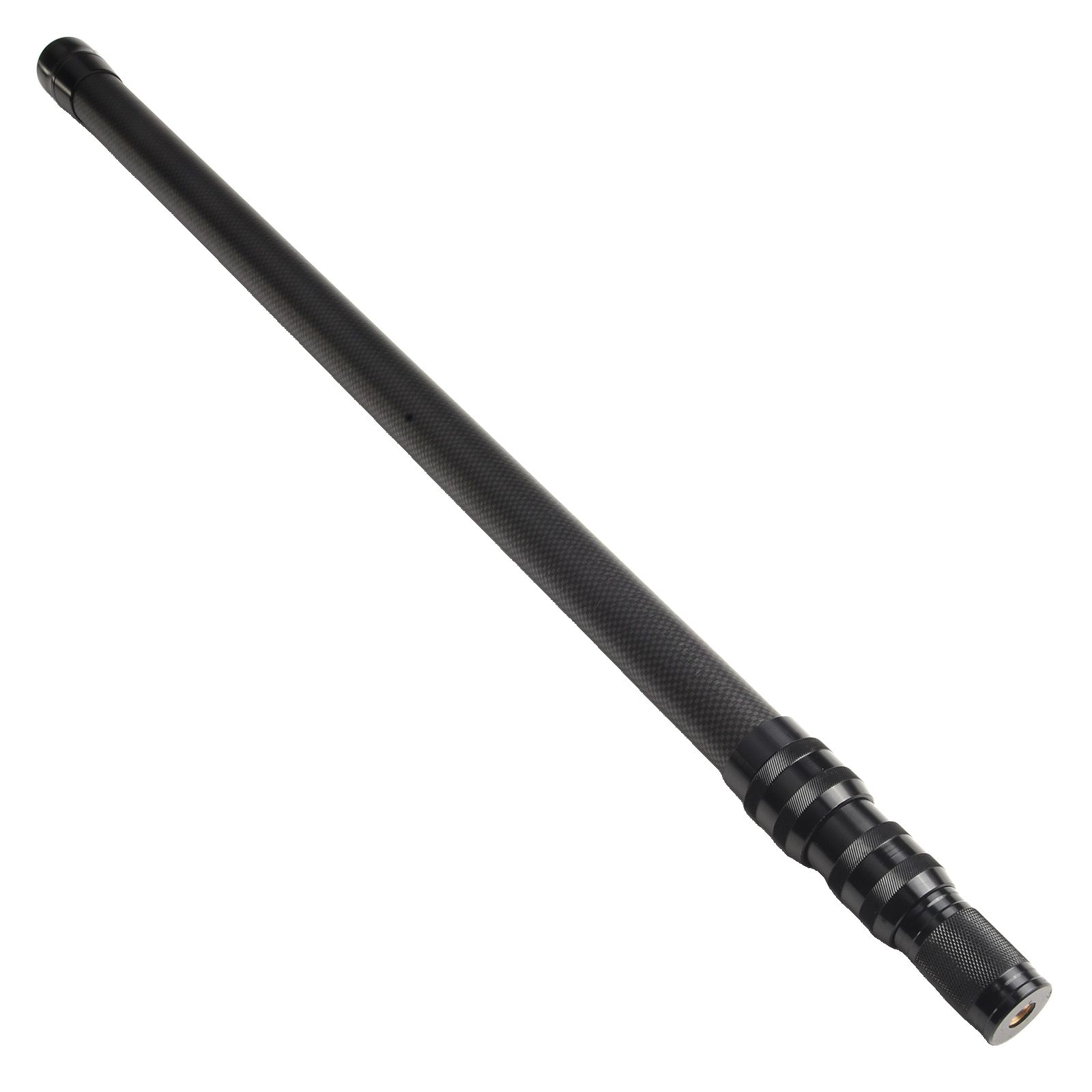 ABS Plastic Koolstofvezel MM Roestvrijstalen connector Eén hand of tweehandig Intrekbare paal Staartdiameter Stabiel: Army Green