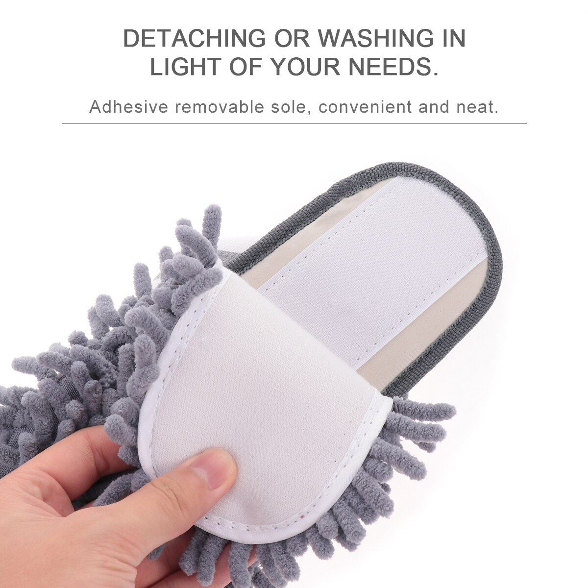 Pair Lazy mop slippers women Man unisex – Grandado