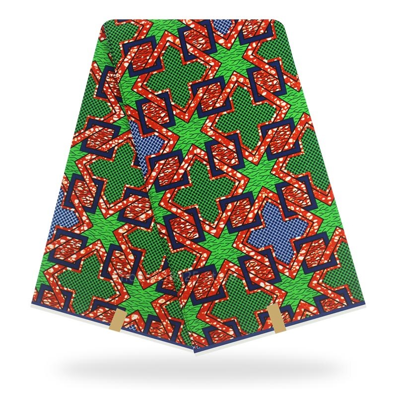 Veritable Wax Veritable Guaranteed Real Dutch Wax 6yard/lot 100% Cotton Veritable Wax African Fabric Print: Color8