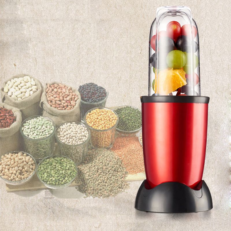 Multi-functional Electric Food Processor Juicer Blender Stainless Steel Blade Household Juice Maker Soybean Milk Dessert Drink