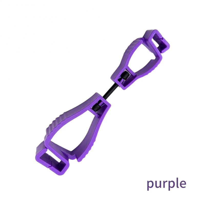 Plastic Handschoen Clips Arbeidsbescherming Handschoen Klem Grijper Vanger Met Hangende Gespen Anti Verlies Clips Outdoor Multifunctioneel Gereedschap: Blauw