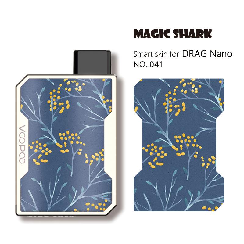 Magic Shark Game Leaf Dragon Ball Flower Super Saiyan Skull LOL JINX Case Sticker Skin Film for Voopoo Drag Nano: 041