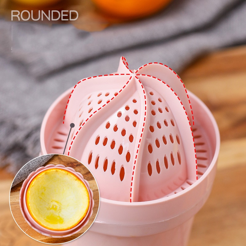 1Pc Hand Press Fruit Lemon Orange Citrus Squezzer Juicer Cup Manual Juicer Maker Protable Kitchen Gadget Easy Juice