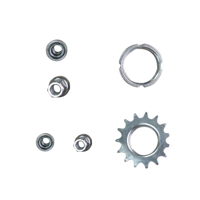 No Logo Novatec A565SBT A566SBT 20/24/28/32/36H Fixed Gear Single Speed Bicycle Hub With Sprockets And Lock Nuts 14/15/17T Black