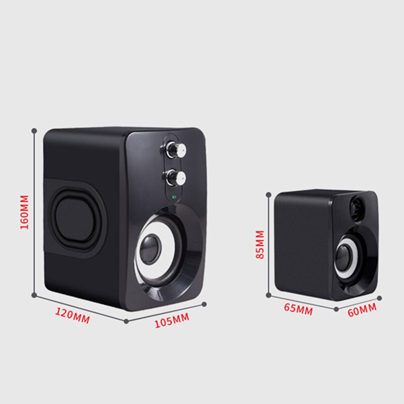 Multifunctionele Computer Speaker Computer Notebook Mobiele Telefoon Audio Home USB Multimedia Bluetooth Speaker 2.1 Actieve Subwoofer