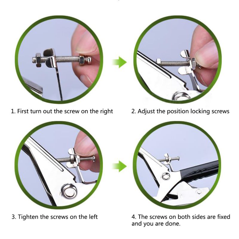 Tying Machine Garden Vine Plant Tying Tape Plant Agriculture Tapener Hand Binding Machine Fix Vine Plant Random Color