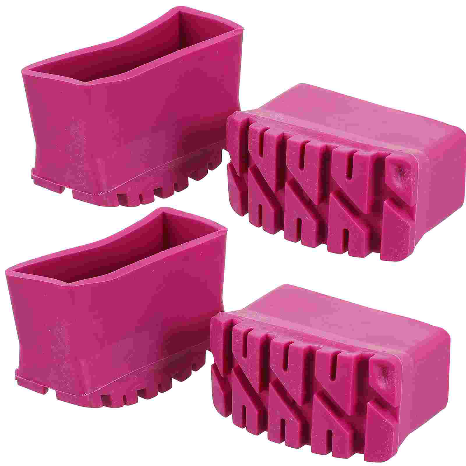 4pcs Folding Ladder Leg Covers Ladder Safety Non-slip Foot Pads Ladder Rubber Feet Cover Ladder Insulating Foot Sleeve