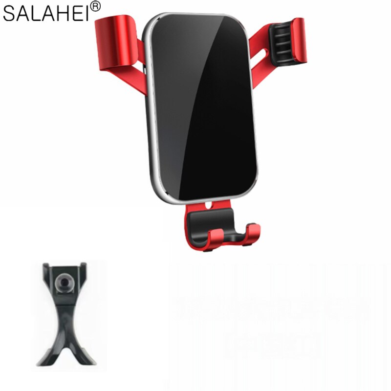 Supporto Del Telefono mobile per Mercedes-Benz GLA X156 200 220 250 Tutte Le Classi aria sfogo montare Staffa di Supporto Del Telefono del Basamento della clip in auto: rosso