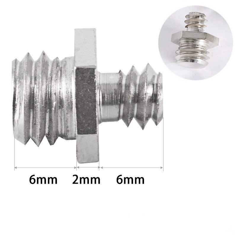 Camera Convert Schroef 1/4-3/8 Man-vrouw Draad Schroef Mount Adapter Statief Gimbal Shift Plated Fotografie Accessoire