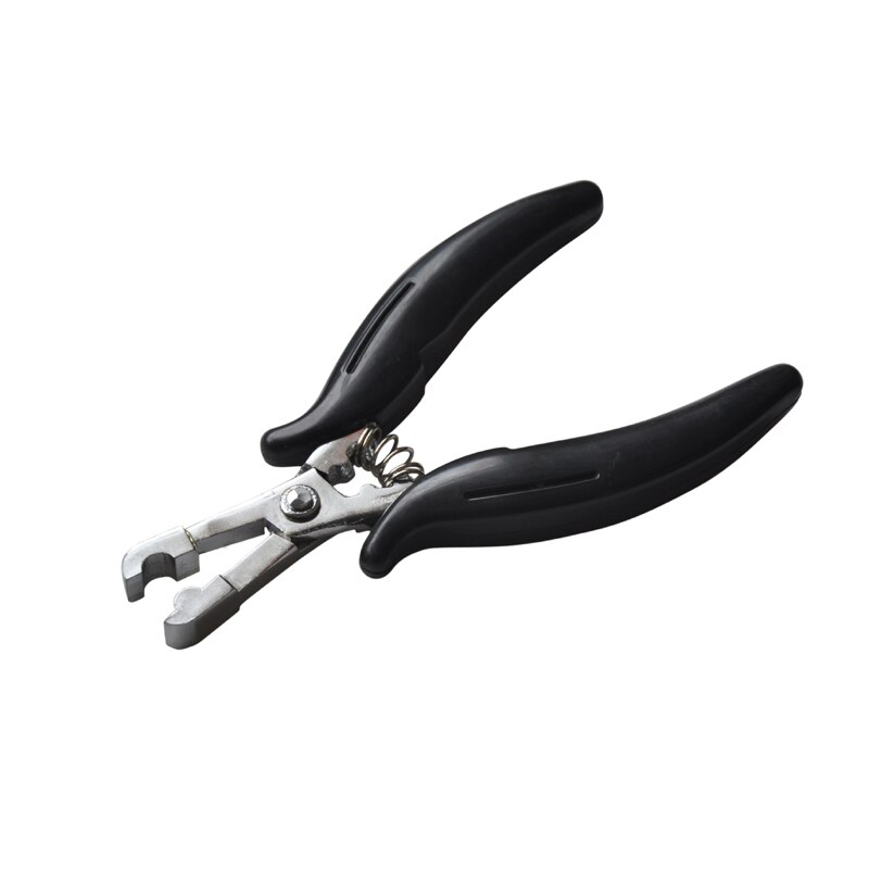 Schwarz Mikro Zange Professionelle Haarverlängerung Zange Erweiterte Multifunktionale Kleber Perücke Zange Haarverlängerung Zubehör Werkzeuge
