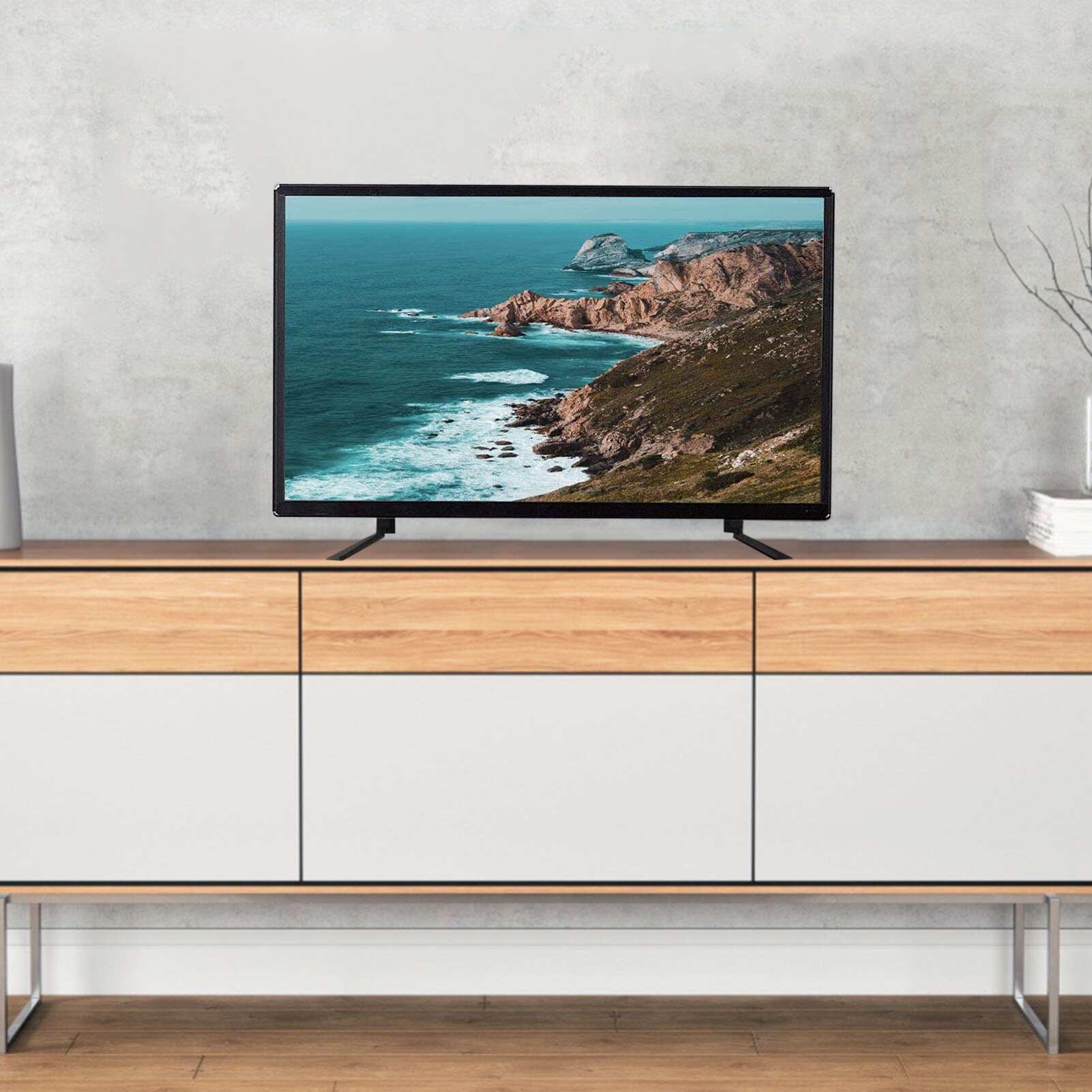 Universal Smart TV Stand Base For 32''-70 Plasma LCD Flat/curved Screen Height Adjustable Monitor Mount Bracket Anti-Scratch