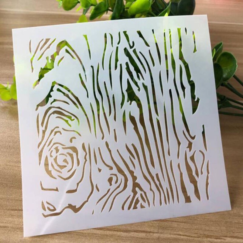 1pc Schablone Wiederverwendbare Malerei Vorlage DIY Blume Werkzeuge Fotoalbum Scrapbooking Färbung Tagebuch Präge Büro Schule Liefert