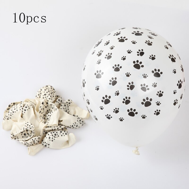 Panda Karikatur Ebene Folie Ballon freundlicher Geburtstag Party Dekoration Baby Dusche freundlicher spielzeug Letax ballons globos Helium Ball: 10pc letax Pfote