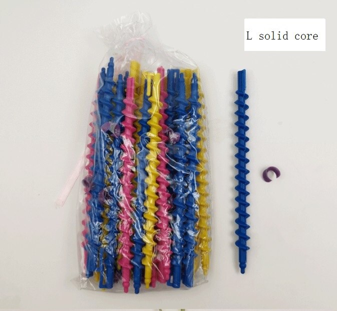 Bigoudis à grosses boucles ondulées 25-30 pièces/sac, rouleau magique en spirale sans chaleur, outils de coiffure, ondulation à l&#39;eau, diviseur de cheveux