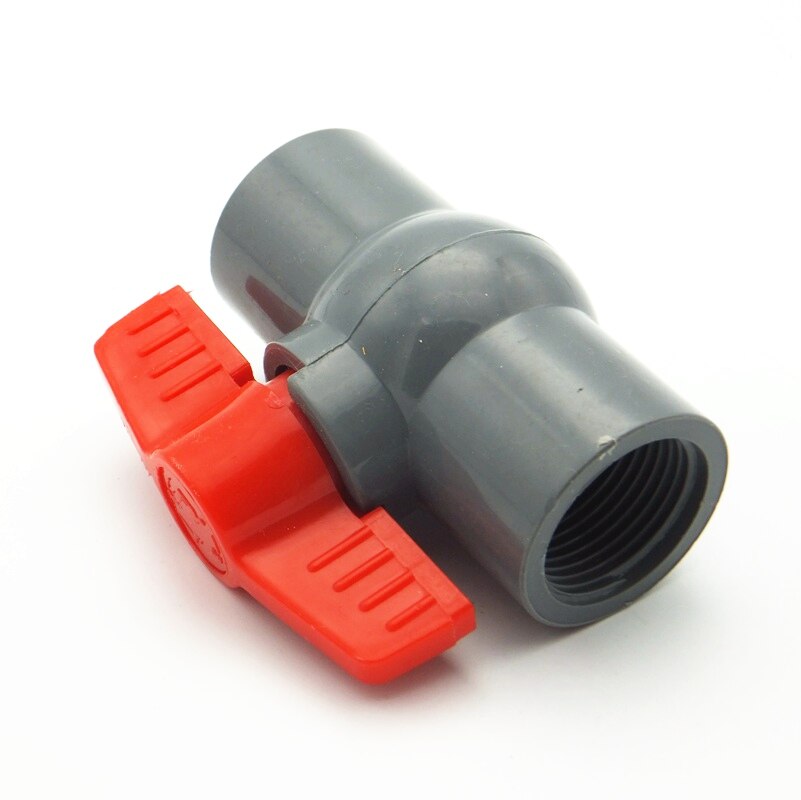 1/2" BSP Female Thread PVC Ball Valve Coupler Adapter Water Connector For Garden Irrigation System