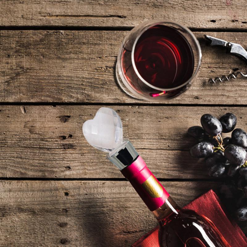 Crystal Glass Whisky Liquor Oil Wine Bottle Cap Stainless Steel Vacuum Seal Wine Decoration Stopper Bartender Party Accessories