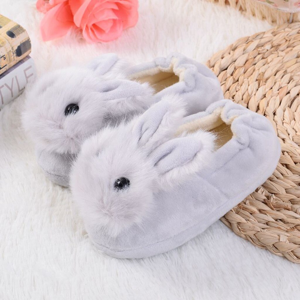 Toddler Infant Slippers Kids Baby Warm Shoes Boys Girls Cartoon Soft-soled Home Shoes Kids Winter Slippers Zapatillas Bebe