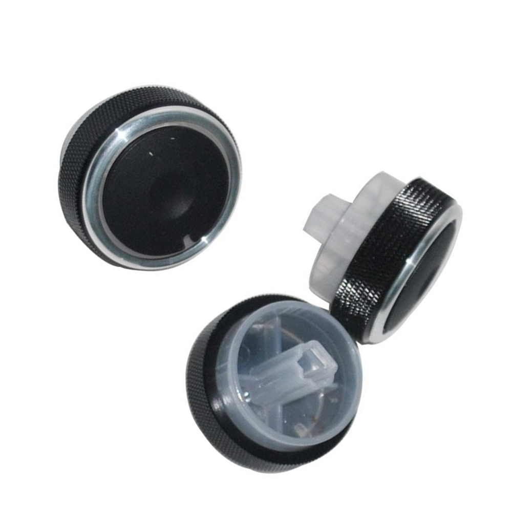 3pcs Air Conditioning Control Switch AC Knob Fit for Ford Focus 2 3 (Black)