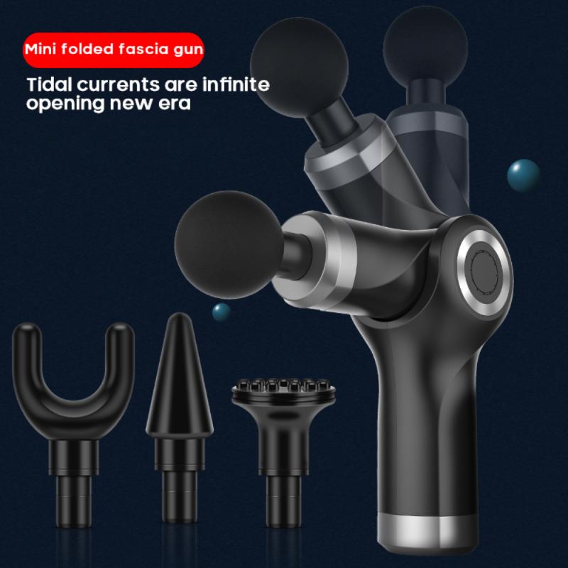 Smart Massage Gun Percussion Massager Soothing Mini Fascia Guns Electric Muscle Vibration Relaxation Massages Men Women Compact