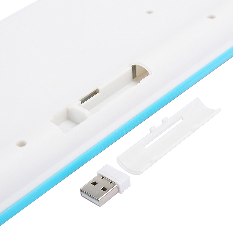 Wireless Mouse Keyboard Set Office Gaming 4 Keys Mouse 96 Keys Keyboard For Notebook Computer 3-Speed Micro USB Receiver