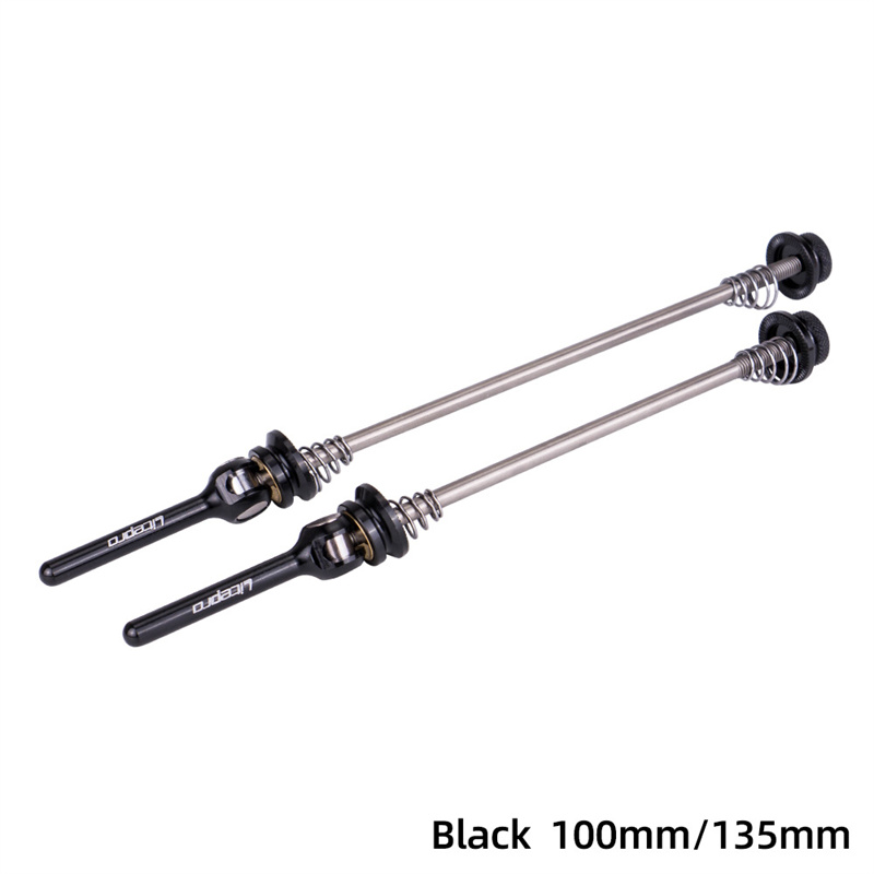 Koło MTB szybki uwolnienie tytanowa piasta oś 100/135mm piasta rowerowa tytanowa pręt 74/130mm: black100 135 MTB
