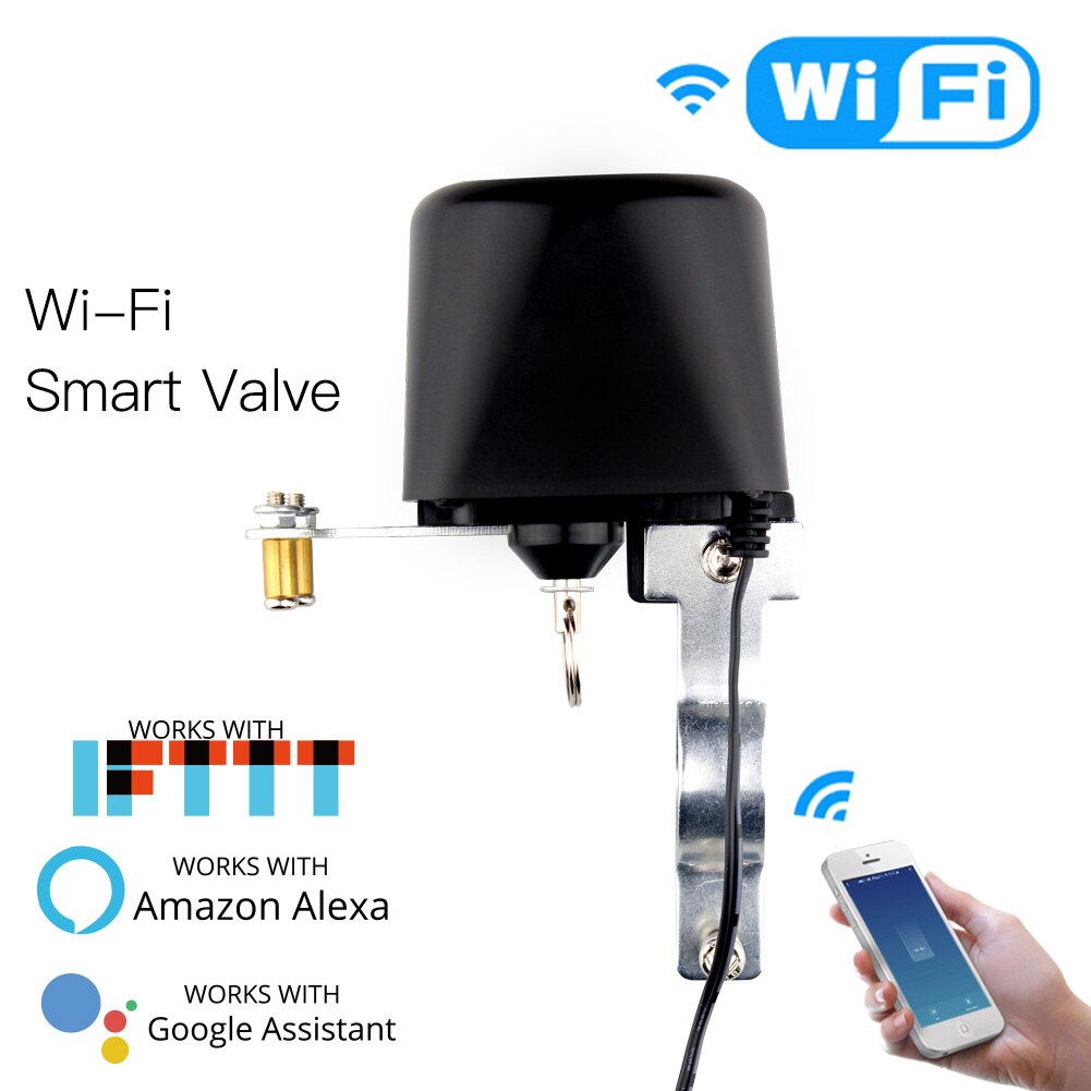 Smart gräsmatta vattenventil wifi hemautomationssystem ventilstyrning för gas eller vatten röststyrning fungerar med alexa echo google hem: Default Title