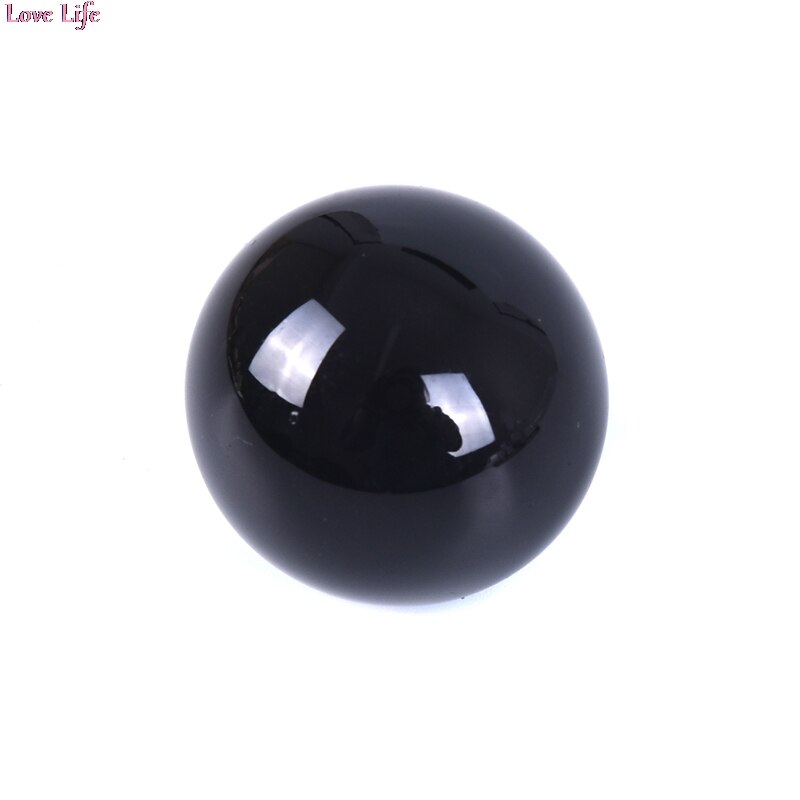 30mm Crystal Ball Quartz Glass Transparent Ball Spheres Glass Ball Photography Balls Crystal Craft Decor Feng Shui: black
