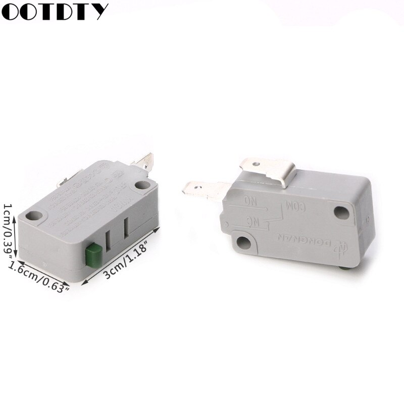 2Pcs KW3A Microwave Oven Door Micro Switch 125V/250V 16A Normally Open Switch
