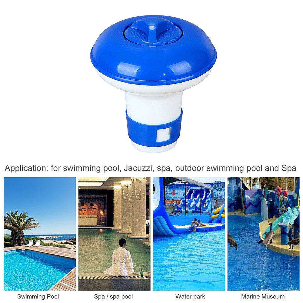 Pool kemikalie dispenser tilbyder stærk flydende klordispenser til indendørs udendørs swimmingpool klortablet dispenser