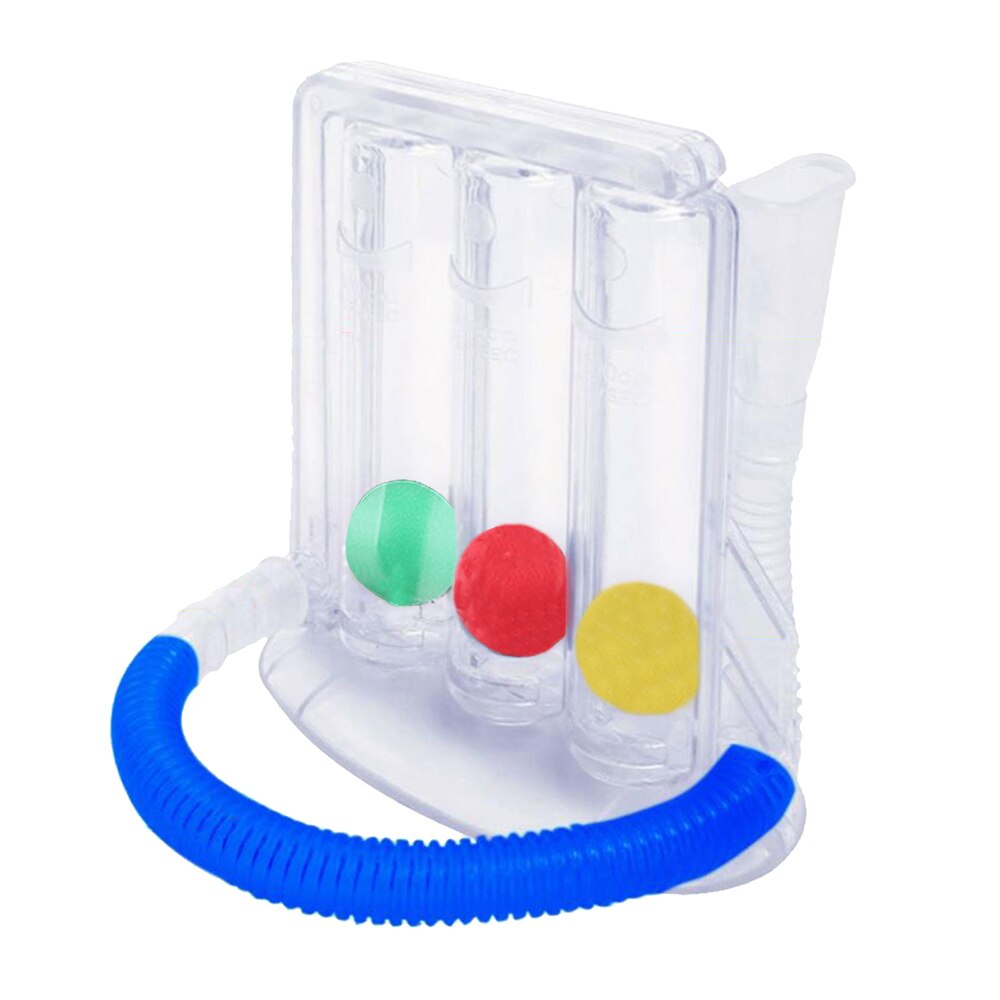 Three-ball Breathing Trainer Incentive Spirometer Lung Breathing Exerciser