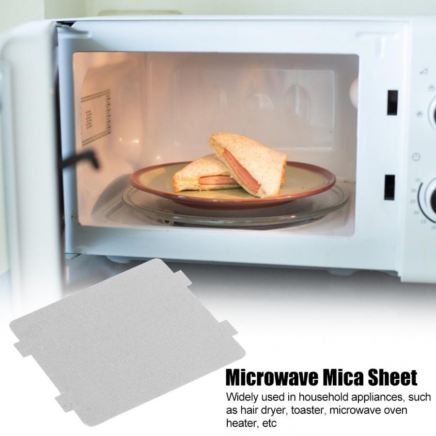 Horno microondas engrosado para el hogar, placa de Mica gruesa, accesorio para microondas, partes de electrodomésticos de cocina de 108x99mm, 10 Uds.