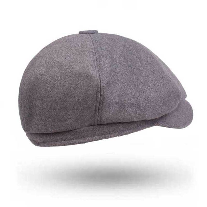 Gorros de Newsboy para hombre, boina para ancianos de mediana edad, sombrero para Conductor, gorra plana de hiedra de , Otoño e Invierno