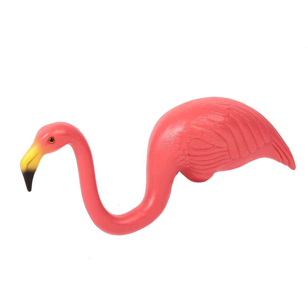 Kunstig flamingo havearbejde indretning udendørs have 3 stk / parti dekoration dekoration lyserød / rød simulering ornamenter festival: Rød 1