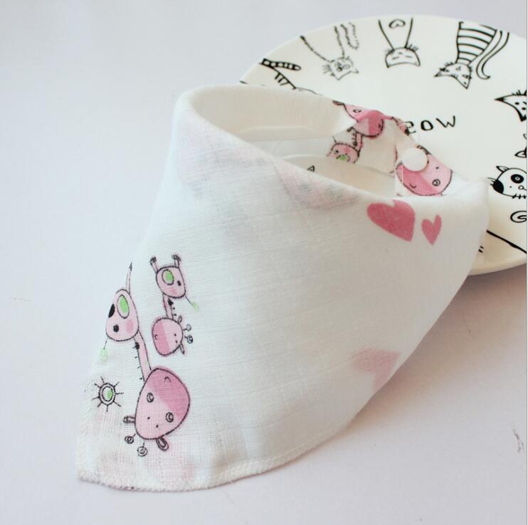 Bandana Lätzchen Spuck Tuch Baby Lätzchen für Jungen Mädchen Tier Druck Smock Baumwolle Baby Schal Fütterung Kragen Rülpsen