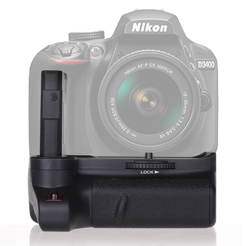 Verticale Camera Battery Grip Pack Houder Voor NIKON D3400 Batterij Vervanging