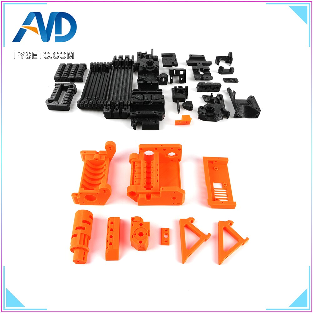 Todas las piezas impresas de Material PLA para Prusa i3 MK2.5S MK3S MMU2S Kit de actualización de Material múltiple 2S