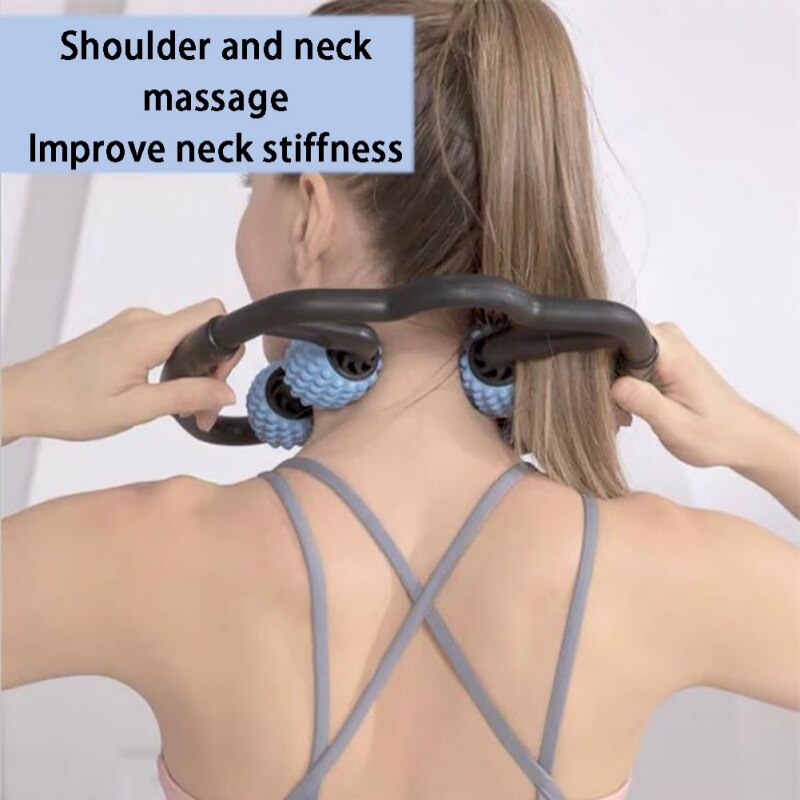 Fitness Massage Roller - Foam Wave Muscle Relaxer - Rehabilitation & Yoga Tool