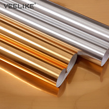 PVC Vinile in Acciaio Inox auto Carta Da Parati adesiva Frigorifero Lavastoviglie Carta di Contatto Apparecchio Mensola Fodera Autoadesivi Della Parete Della Cucina