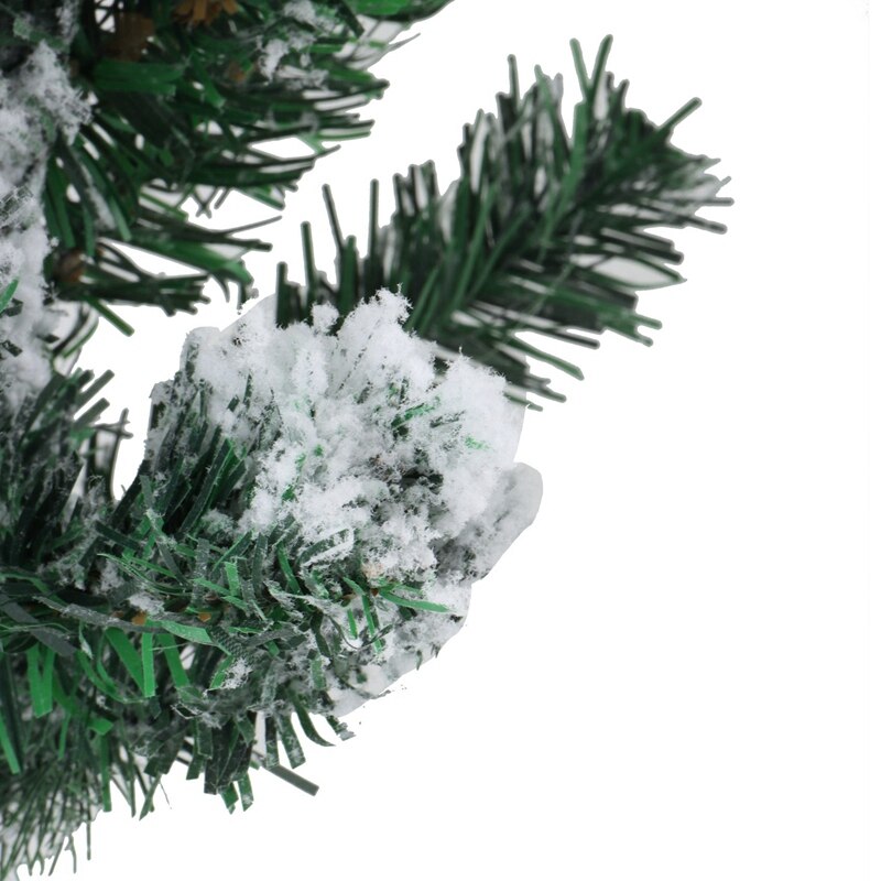 45Cm Flocked Christmas Tree White Densified Snow Spray Simulation Christmas Tree Scene Decoration