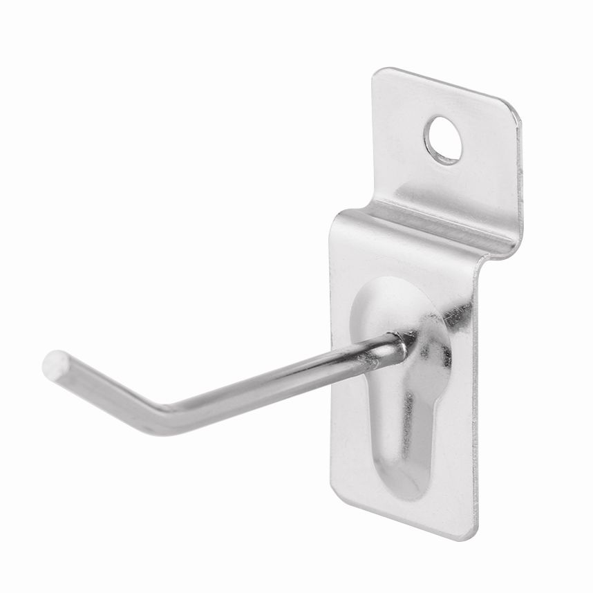 Ganchos de rejilla metálica perforada para almacenamiento de pared, estante de anzuelos para exhibición de productos, Panel de tablero, se adapta al gancho del taller, 5 uds.