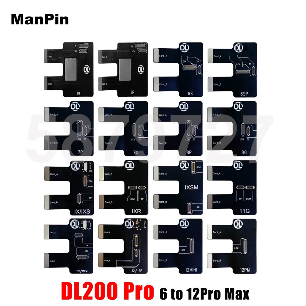 Testeur d&#39;écran LCD DL200 Pro, pour iPhone 12 Mini MAX 11 XS XR 8 7 6S Plus, Huawei iWatch, True Tone, test tactile 3D