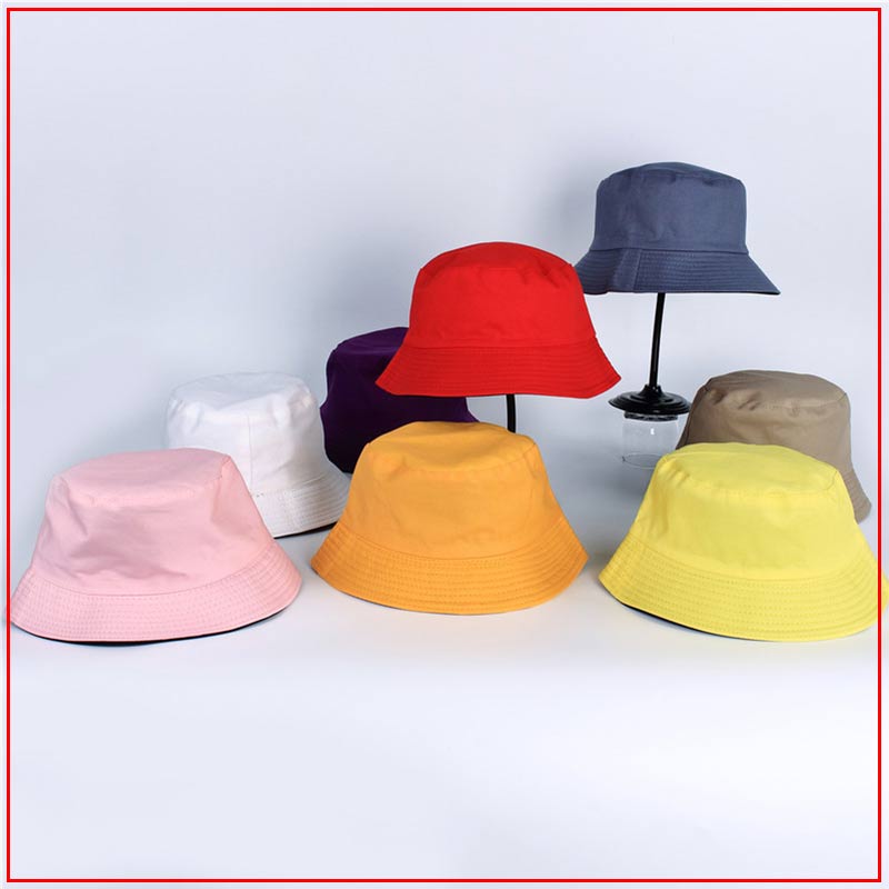Chapeau Bob - Imprimé Cactus Free Hugs - Dessus Plat Décontracté - Coton Unisexe