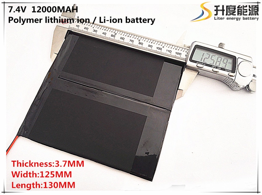 7.4V 12000mAH Li-ion battery for PIPO M6,M6Pro ,M6Pro 3G ,Freelander PD800 Tablet PC, 37*125*130mm