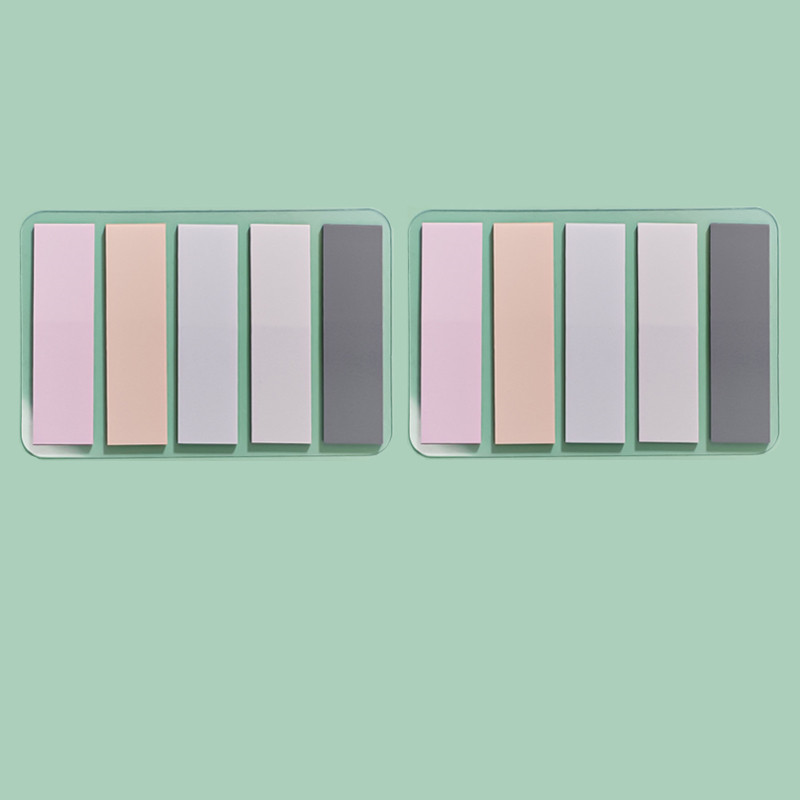 Convenient Wall Sticker Memo Self Adhesive Memo Pad Sticky Notes Bookmark Marker Memo Sticker Paper: 4