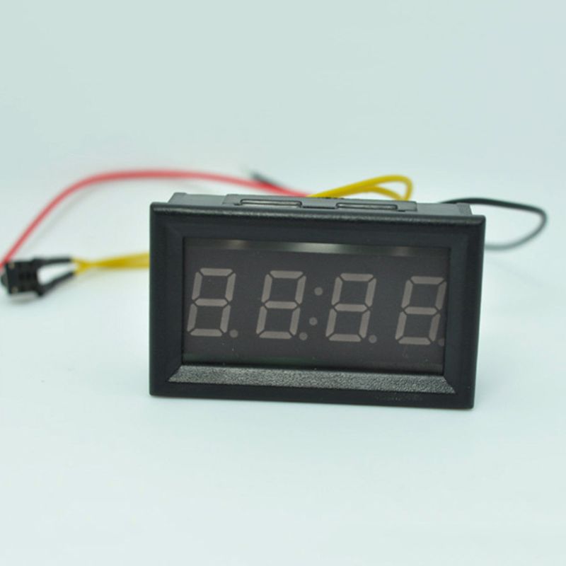DIY Vehicle Electronic Clock Car Motorcycle Time Display Module Power-off Memory